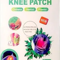 HERBAL KNEE PAIN RELEIF PATCHES | Instant Relief from Knee Pain | Joint Knee Pain Relief Products Natural Wormwood Extract Patch for Knee (10 Pieces)-image-0