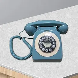 UJEAVETTE Retro Landline Phone Old Style with Redial Classic for Hotel Use Office Home Black-image-7