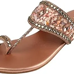metro Women's Embellished Straps with Designer Heel Sandals-picture-22