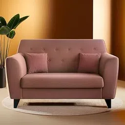 Torque - Texas 2 Seater Premium Fabric Sofa Set with 2 Pillow| 2 Person Sofa | Living Room, Bedroom, Office Furniture |3 Year Warranty-picture-18