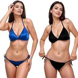 ananqe Women's Satin Bikini Set (2-Piece Combo) – Elegant & Comfortable Lingerie-picture-16