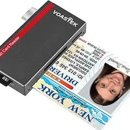 USB C Smart Card Reader, DOD Military CAC Card Reader Compatible with Mac, MacBook Pro, Chromebook and Other Type C Laptops | Built-in 3 Slots SD/Micro SD Memory Card Reader-picture-51