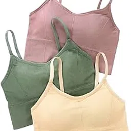 fashionez Women Cotton Padded Bra Combo | Pack of 3 Comfortable Everyday Bralette with Adjustable Straps (Free Size Bra Fit Up to 28,30, 32, 34)-picture-53
