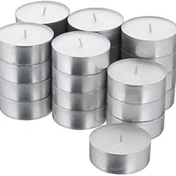 IKEA BOUTIQUE STORE GLIMMA Unscented Candle in Metal Cup (Pack of 24 Pieces)-picture-39