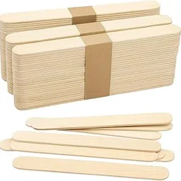EASY LIFE KITCHEN Natural Wooden Craft Sticks, Ice Cream Popsicle Sticks for DIY Arts and Crafts Projects, 100 Pieces Pack-image-14