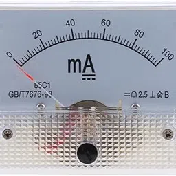 CLUB BOLLYWOOD Dc Ammeter Analog Panel Meter Amp Meter Current Gauge Pointer Type 0-100Ma | Home & Garden | Tools | Measuring & Layout Tools | Meters, Sensors & Probes-picture-18