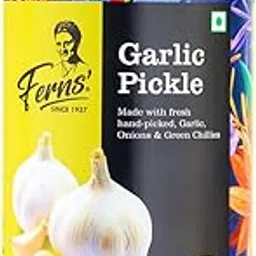 Ferns Fresh and Fine Pickle Garlic Flavor-380 gm |Made with fresh hand picked, Garlic, Onions & Green Chillies-picture-14