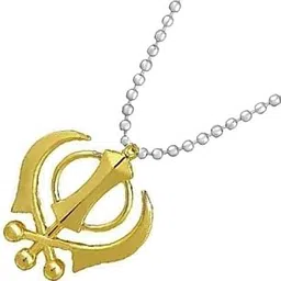 cresha Sikh Sardar Punjabi Khalsa Khanda Chain Locket for Men and Women-picture-14