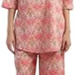 jisora Women's Multicoloured Printed Cotton Co-ord Set-picture-48