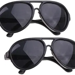 CALANDIS™ 2 Pair 25cm Doll Oval Sunglasses Eyewear Eyeglasses for Mellchan Dolls Black | Modern | Clothes & Accessories | Dolls-picture-22
