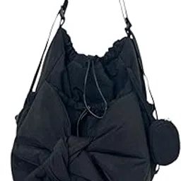 snappsy Womens Backpack Large Capacity Adjustable Shoulder Strap Travel Bag Tote Bag Black-picture-21