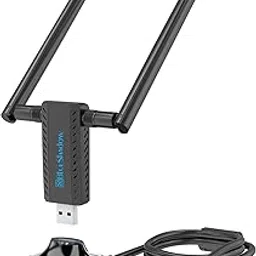 Blueshadow AC1900 USB WiFi Adapter for Gaming - 2.4G/5G Dual Band Wireless Network Adapter for PC Desktop, MU-MIMO WiFi Dongle, USB 3.0, Supports Windows11/10/8/7/Vista/XP, Mac OS X 10.5-10.15-picture-36