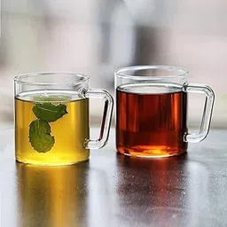 Borosil - Glass Vision Classic Delite 305 Ml (Set of 2) - Tea and Coffee Mug, Transparent-picture-20