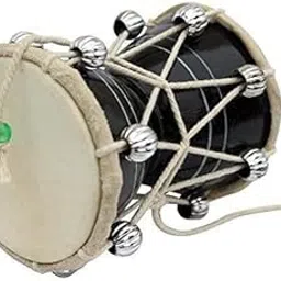 Fateh Musical Damru Damroo Percussion Indian Music Instrument Damaru Folk Bhajan Kirtan Pooja-picture-25
