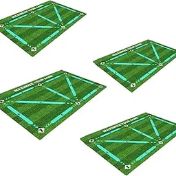 JAZZY PEARLS® Football Training Mat Wear Resistant Soccer Footstep Training Mat for Indoor 40cmx60cm-Sporting Goods-Team Sports-Soccer-Training Aids-1 Football Training Mat Rug-image-23