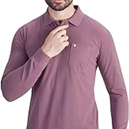 proriders Men's Cotton-Rich Full-Sleeve Polo T-Shirt with Pocket Premium Pique Fabric Casual & Stylish-picture-35