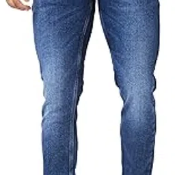 spykar Low Rise Slim Fit Blue Jeans for Men-picture-21