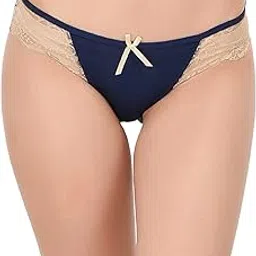 Elegant Lace Blue Bikini-image-27