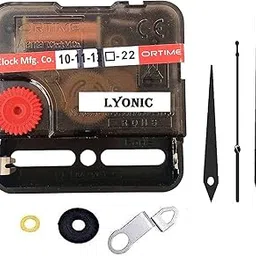 Ajanta Mfg.Quartz Superhero Sweep & Silent Movement Plastic Machine for Wall Clock Needle (Black, Made in India)-picture-54