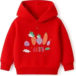 bold n elegant Cute Rainbow Smile Print Kids Full Sleeve Warm Thick Fur Fleece Winter Tshirt Sweatshirt Hoodie for Infant Toddler Baby Boy & Girl-picture-11