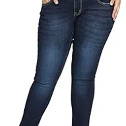 turning blue Slim Fit High Rise Plus Size Jeans for Women-picture-48