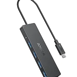 Anker USB C Hub, 4 Ports USB 3.0 Data Hub with 5Gbps Data Transfer, 0.7ft Extended Cable[Charging Not Supported], USB C Splitter for Type C MacBook, Mac Pro, iMac, Surface, Flash Drive, Mobile HDD-image-92