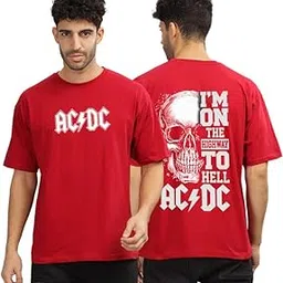 indissh Oversized Tshirt | Music Printed Oversized T-Shirt ACDC-picture-15