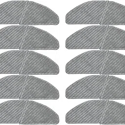 YAXRO Cleanable Microfiber Mop Cloths Replacement Parts Compatible with Midea S8+ M7 Pro Robotic Vacuum Cleaner-picture-32