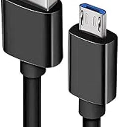 USB Cable for Lenovo Tab M8 USB Cable Original Like Charger Cable | Sync Quick Fast Charging Cable | Micro USB Data Cable | Android V8 Cable (4 Amp, 1 Meter, BM13, Black)-picture-19