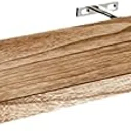 Bnf® Wall Floating Shelve Condiment Storage Holder for Living Room Bedroom Office Brown | Home & Garden | Furniture | Bookcases-picture-27