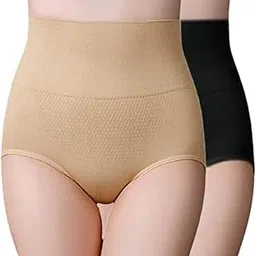 IDOL WATCHES Women's Waist Slimming Panties Shapewear Tummy Control Tucker with Anti Rolling Strip Underwear Shapewear (Pack of 2) .-picture-17