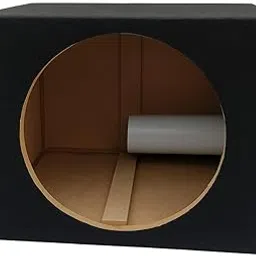 12-Inch Car Subwoofer Enclosure Box, Black MDF, 16x13x13 Inches, 33L Bass Box, Tuned 35-500Hz, Wired Audio System with Port-picture-17