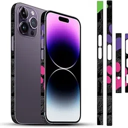 FCS Side Panel Vinyl Sticker Edge Side Skin for iPhone 14 Pro | Crome Film Wrap Stickers | All Side Sticker Vinyl Protector Sticker (DZ-6)-picture-16