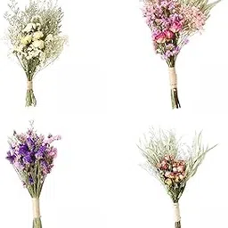 STYLEHEAVEN 4X Dried Flowers Bouquet Dried Plants Flower Ornament Wedding Decor|Home & Garden|Home D?©cor|Floral D?©cor-picture-29