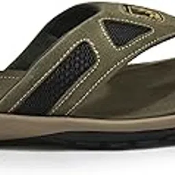 woodland Men's Leather Slippers-picture-19
