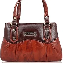 luckon Women’s Handcrafted Pure Leather Mini Handbag with Detachable Shoulder Strap Ladies Purse (Dimension- L- 9.5 x H- 6 Inch)-picture-45