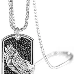 ringzinnie Silver Plated Necklace for Boys/Men - Stainless Steel Chain for Fashion & Gift-picture-25