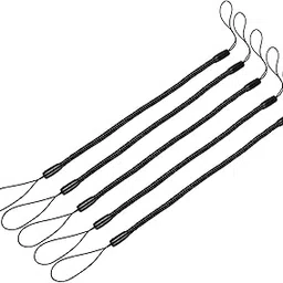 ATORSE 5 Pieces Tether Lanyard for Touch Pens Hanging Rope Black Coil Spring Straps 10Cm-picture-24