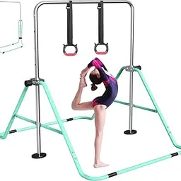 FBSPORT Folding Gymnastics Trainning Kip Bar Expandable Horizontal Bar Adjustable Height Fitness Equipment for Home/Floor/Practice/Gymnastics/Tumbling/Parkour-picture-11