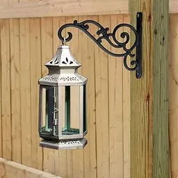 Shri Sai Decorative Straight Plant Hanger Metal Wall Hook for Pots, Bird Feeders, Planters, Lanterns (Farmhouse Bracket-N Pack of 2)-picture-13