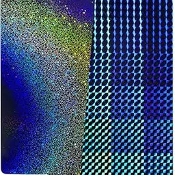 IdeaFormer-3D PEY H1H Build Plate for Bambu Lab X1 X1C X1E P1P P1S A1, Smooth Phantom H1H+Rainbow Starry PEY Bed Plate 257x257mm for Bambu Lab 3D Printers Platform-picture-17