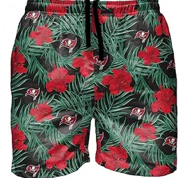 foco Men's Hibiscus Slim Fit 5.5" Suit Swimming Trunks-picture-44