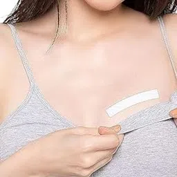 jeeyana enterprise 36Pcs Double Sided Tape for Clothes Stickers One-off Body Skin,Invisible Clear Bra Clothing Tape Strips 18x85mm (FABRIC & SKIN FREINDLY)-picture-48
