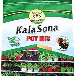 Kala Sona Premium Potting Soil Mixture - 10 Kg | Ready to Use | Contains Cocopeat, Vermicompost, Perlite & Neem | Improves Plant Nutrition, Water & Air Retention | Suitable for Indoor & Outdoor Garden-image-2