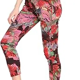 Women's Regular Fit Mid Rise Stylish Regular Track Pant Workout Running Lower-image-9