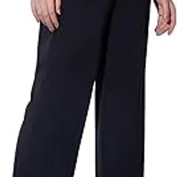 toochki Lycra Trouser Black Pants for Womens Regular Fit, Bellbottom Straight Pants for Women-picture-51