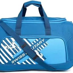 swiss military SprintLite Teal Duffle Wheeler Bag, 61L Versatile Travel Bag, Durable Tear-Resistant Polyester, Smooth Wheels & Base Stand, Spacious with Quick-Access Zipper Pocket, Travel-Friendly-picture-19