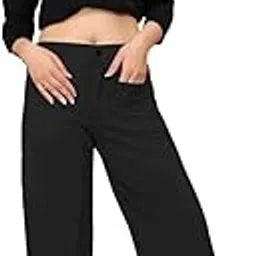 Women's Wide Leg Trousers, High Waist, Casual Pants with Pockets by Fashionality-picture-16