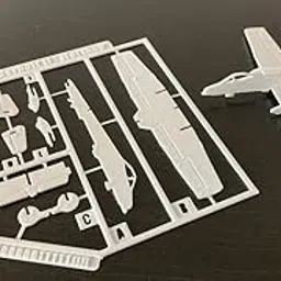 BHISRA FAB A-10 Thunderbolt II Military Aircraft Model Kit, 1:144 Scale, Grey Plastic Assembly Set-picture-20