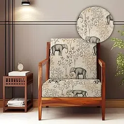 Wonder Decor Stretchable/Spandex Printed Sofa Slip Cover, Sofa seat Covers can use for livingroom, Couch, Wooden Sofas & Offices (10, Brown Elephant)-picture-31
